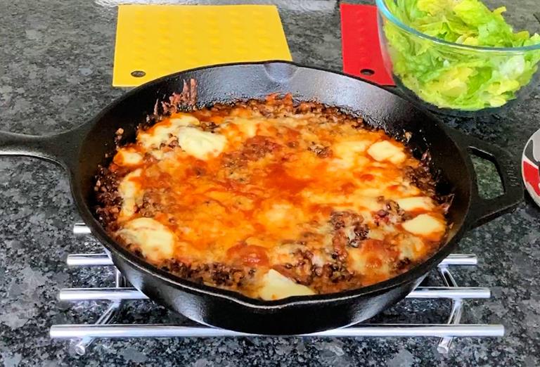 Spicy Cheesy Lentils Bake | Recipe | Cuisine Fiend